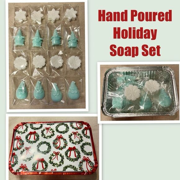 Hand Poured Holiday Soap Set - Picture 1 of 1